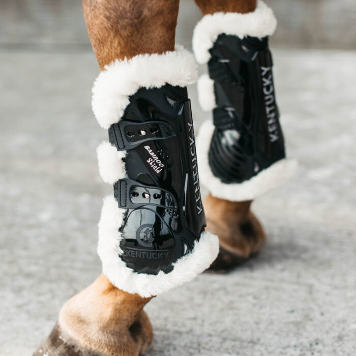 Kentucky Vegan Sheepskin Tendon Boots bamboo Elastic