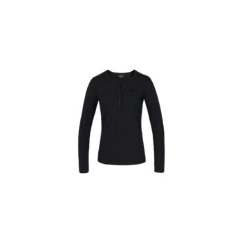 Kingsland Long Sleeve Rib Top Svart