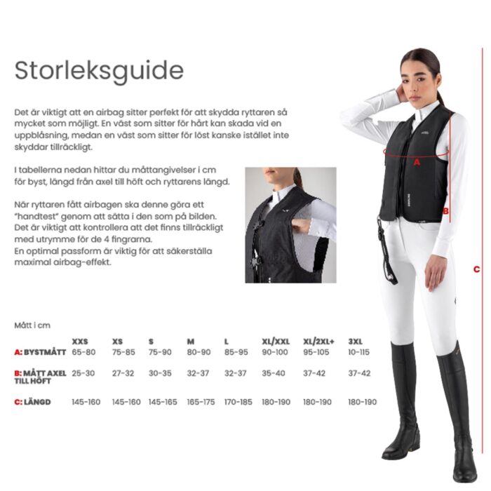 Equiline Eclair Air Bag sikkerhetsvest