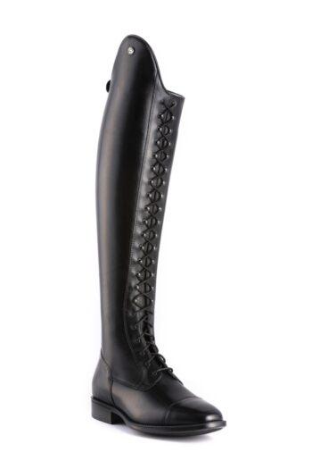 DeNiro Tricolore Ionio Ridestøvel smooth black MA m/snøring