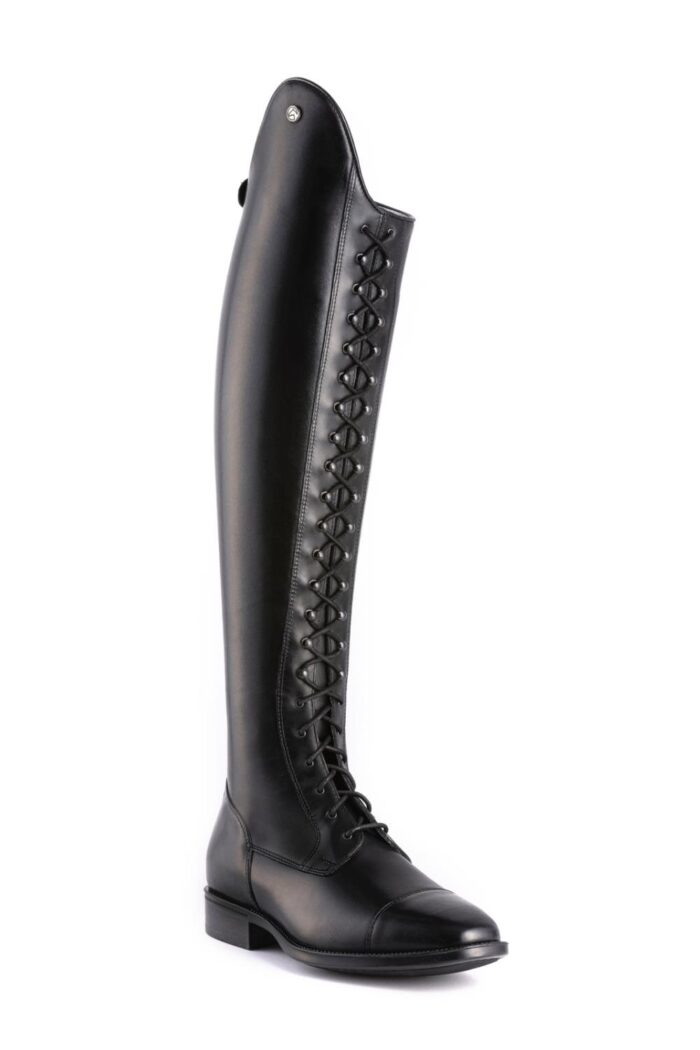 DeNiro Tricolore Ionio Ridestøvel smooth black MA m/snøring