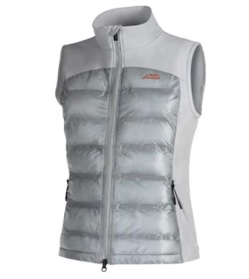 Equiline Elifre Vest med padding i resirkulert materiale i farge Arctic Ice