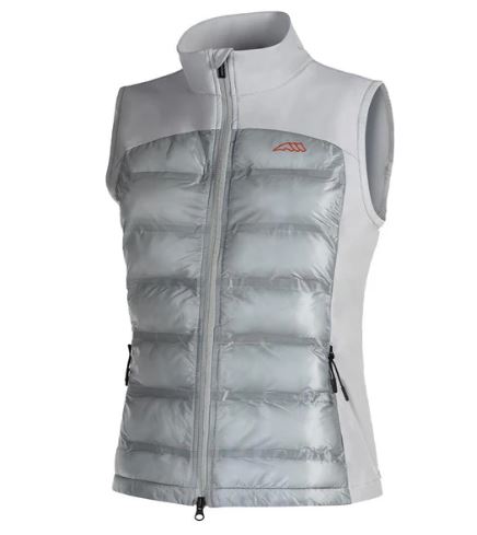 Equiline Elifre Vest med padding i resirkulert materiale i farge Arctic Ice