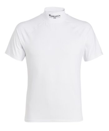 Wahlsten T-shirt med høy krage og logo