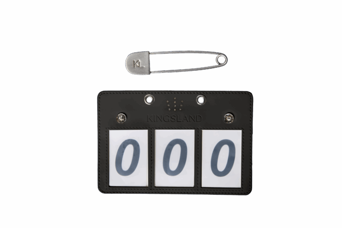 KLMaddie Show Number Plate W 3 Numbers 1-Pack