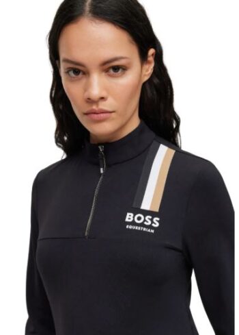 BOSS Lia Signature Stripe Training Shirt