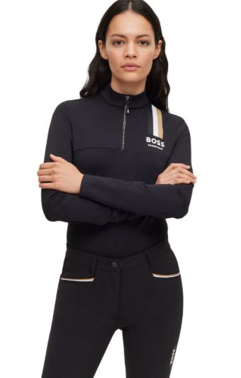 BOSS Lia Signature Stripe Training Shirt