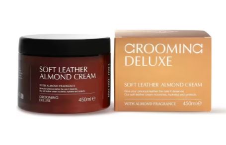 Grooming Deluxe Soft Leather Almond Cream