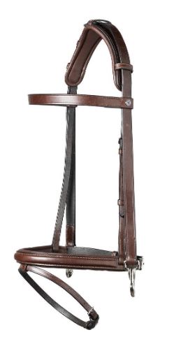 Trust Hamburg Training Bridle w/Padding & Rubber Reins