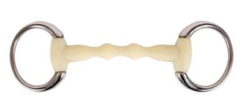 Happy Mouth rett D-rings bitt