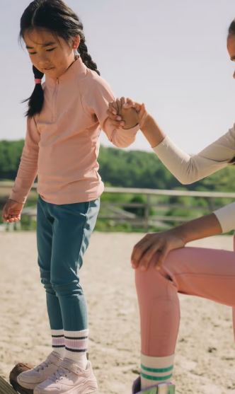 Kentucky Sammy Kids Girl Riding Leggings Full Grip