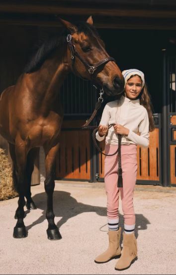 Kentucky Miami Kids Girl Riding Leggings / Tights Knee Grip