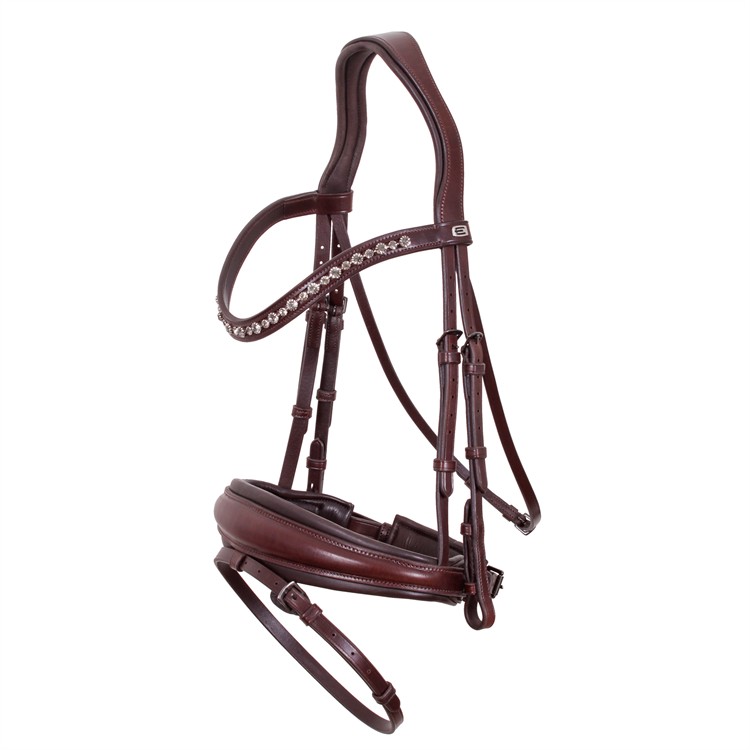 by Equalityline Helix Dressur Hodelag m grå krystall i pannebåndet