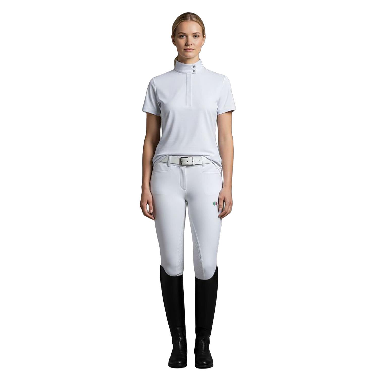 C2E Camden Ladies SS Showshirt w Cross in Back