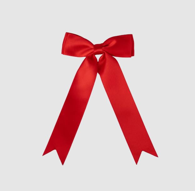 Kentucky Red Ribbon With Clip / Spenne Medium