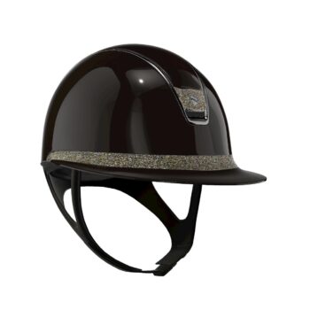 Samshield Miss Shield 2.0 Glossy Brown m/Ultra Fine Rocks Dressur Cut